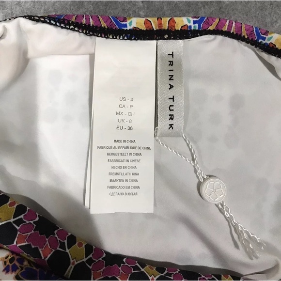 Trina Turk Golden Medallion Swim Bottoms - Picture 5 of 5